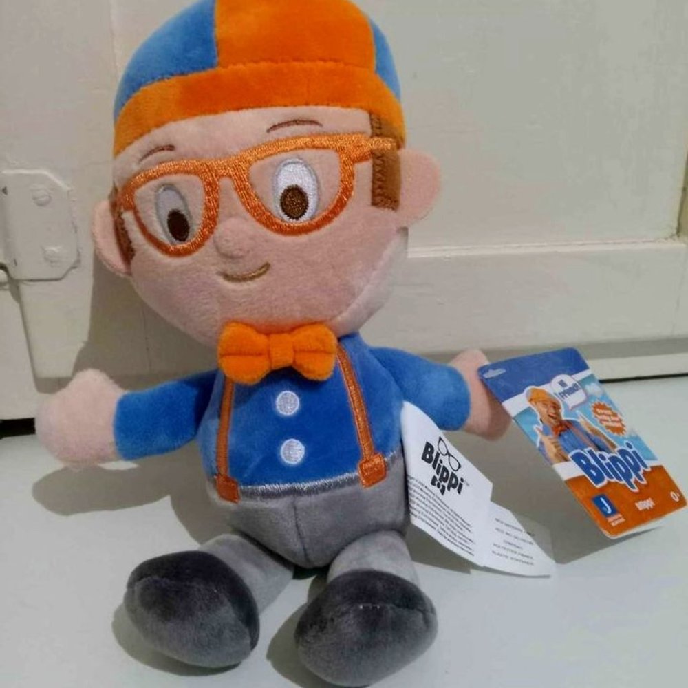 Talking BLIPPI Plush Doll 6" NWT Educational Toy